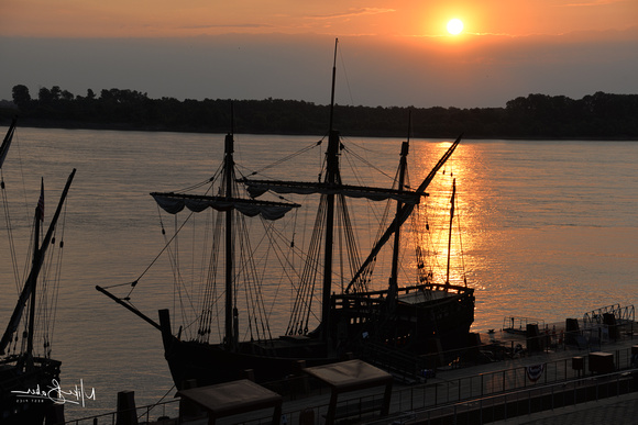 Tall Ships on the Mississippi River    October 4, 2014