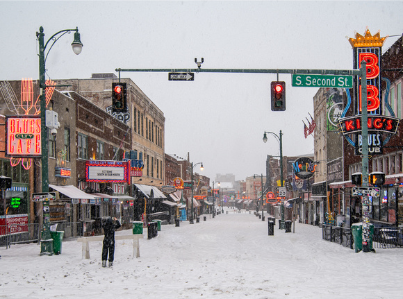 Beale St. in the Snow. #140