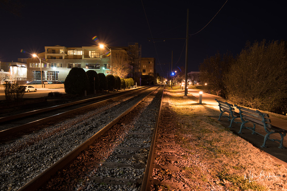 Railroad Tracks above Riverside Drive  March 14, 2018